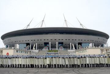 Russian security forces prepare for potential World Cup trouble