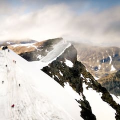 La montaña que ha encogido dos metros en el último año