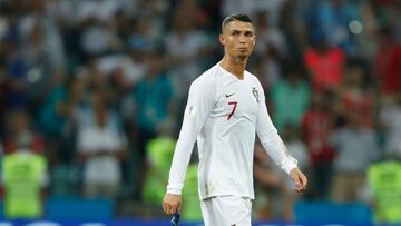 Cristiano Ronaldo, con la selecci&oacute;n de Portugal.