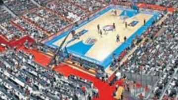 <b>NUEVO ESCENARIO... </b>Continuidad en la escalada. La Selección española arrolló a la alemana en el Palacio de Deportes y logró un brillante acceso a las semifinales.