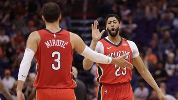 Anthony Davis y Nikola Mirotic pasan el rodillo a los Spurs