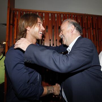 Estará Vicente del Bosque, con quien Ramos logró los mayores éxitos con la Roja.