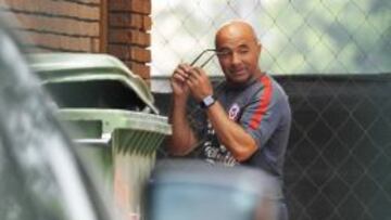 Jorge Sampaoli visitó por segunda vez la sede de la ANFP este miércoles.