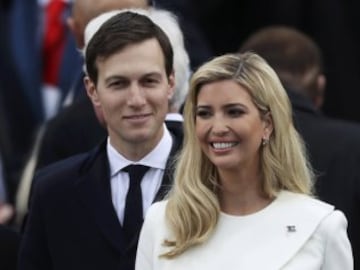 Ivanka y Tiffany Trump lucen de blanco en la toma de posesión