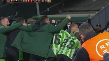 El delirio total: atentos a lo que hizo Joaquín para mandar al Betis a la final