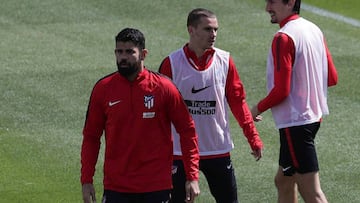 Oblak, Saúl y Griezmann no jugarán en Vitoria; Costa titular