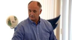 El seleccionador de Brasil, Luis Felipe Scolari.