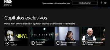 Capitulos gratis ya disponibles en la web de HBO España