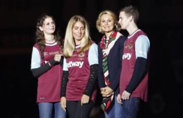 West Ham celebrations after the last game at the Boleyn Ground