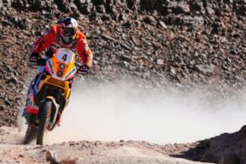 Marc Coma durante el Rally de Marruecos en 2009