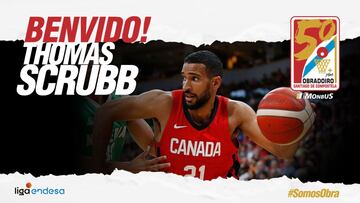 Thomas Scrubb, nuevo jugador del Obradoiro.