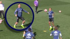 Control de pecho de Danilo que desató las burlas de Cristiano