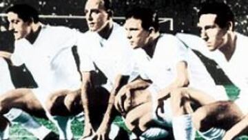 El 15 de agosto de 1958, en Buenos Aires, ante el River Plate, formaron juntos por vez primera Kopa, Rial, Di Stéfano, Puskas y Gento.
