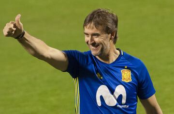 Clima de euforia en el entrenamiento de la Selección