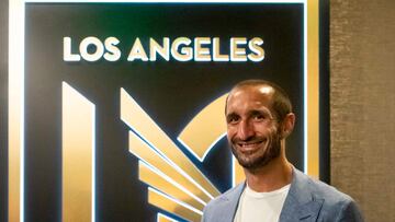 Giorgio Chiellini posa para AS en las instalaciones de Los Ángeles Football Club.