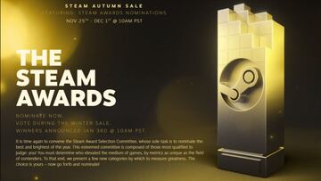 Los Premios Steam 2020: lista de todos los ganadores