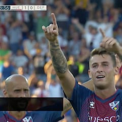 Raba y el golazo de parábola que pone a El Alcoraz de pie