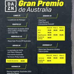 Vive el G.P. de Australia de MOTOGP™, en directo y en exclusiva en DAZN