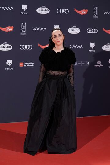 Celia Montesen la gala de los Premios Feroz.