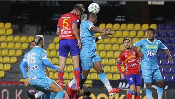 Pasto y Jaguares empataron 1-1 en el estadio Libertad. El equipo visitante se quedó físicamente en la parte complementaria y los locales agarraron confianza