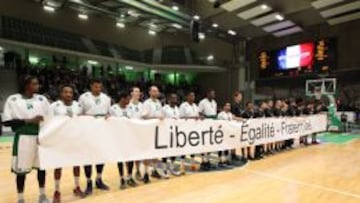 Homenaje a las víctimas en Nanterre