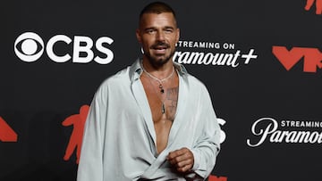 Ricky Martin en la red carpet de los MTV Video Music Awards 2025 en Elmont, Nueva York, EE. UU., el 7 de septiembre de 2025.