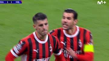 El gesto de Morata tras marcar después del bochorno absoluto del Madrid