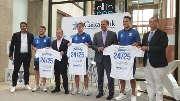 Guerrero, Cantero y Gayá son presentados con el Tenerife