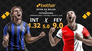 Inter de Milán vs. Feyenoord: horario, dónde ver, pronósticos y cuadro
