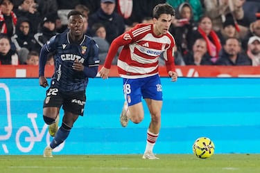 Aprobados y suspensos del Granada: Luca Zidane se traga el 1-1