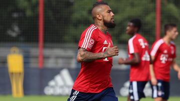 Arturo Vidal se integró a la pretemporada del Bayern