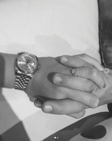 Iago Aspas y Jennifer Rueda contraerán matrimonio en los próximos meses. La novia del fútbolista lo anunció en sus redes sociales con una foto del anillo de compromiso y un mensaje que día: 'Sí quiero!'.