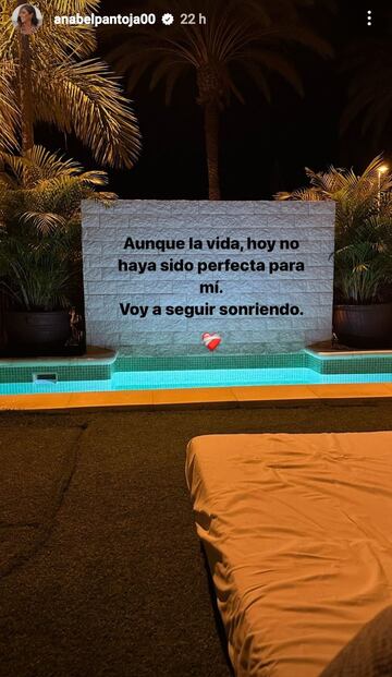 “Aunque la vida hoy no haya sido perfecta, para mí voy a seguir sonriendo”. INSTAGRAM.