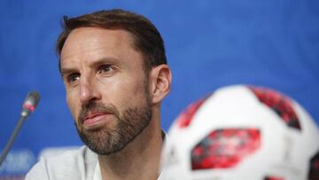 Gareth Southgate durante una conferencia de prensa.