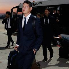 James está tramitando en Bogotá su visado para Inglaterra