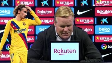 Koeman le da un mensaje en plena conferencia a Griezmann