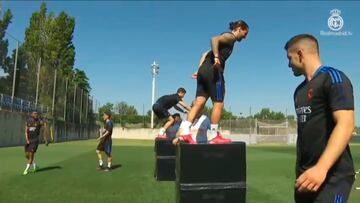 Ancelotti aprieta con una sesión de físico y táctica