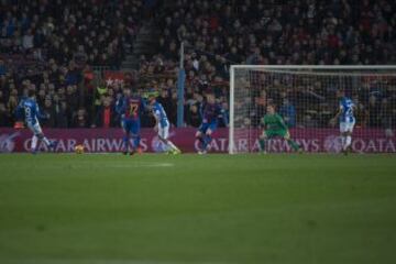 Unai López marca el 1-1.
