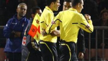 Suspendido el Granada-Mallorca por un paraguazo