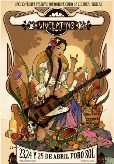 Cartel Undécimo del Vive Latino