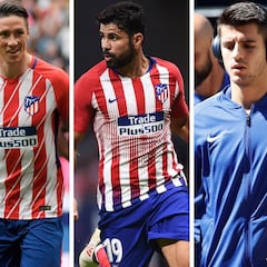 Morata, el cuarto punta que va del Chelsea al Atleti desde 2005