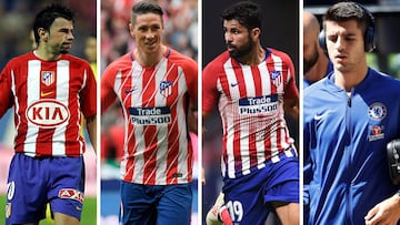 Kezman, Torres, Diego Costa y Morata.