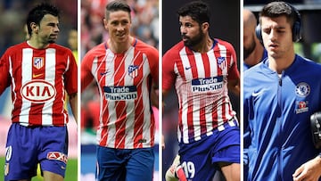 Kezman, Torres, Diego Costa y Morata. 