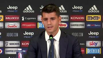 Morata, en su presentación: "Es bonito estar de vuelta"