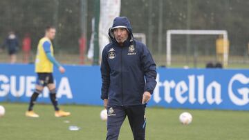 Oscar Cano en el Deportivo.