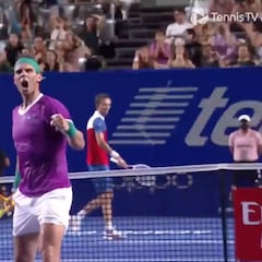 La magia sin fin de don Rafael Nadal Parera: el puntazo con el que enloqueció Acapulco