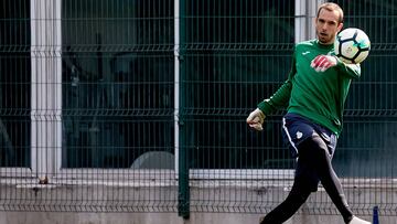 Pau López, con el Espanyol.