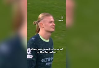El vídeo que Haaland ha publicado en su Instagram tras marcar en el Bernabéu: puede que no guste al madridismo