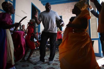 Shaquille O'Neal, en Cuba.