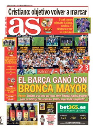 Las portadas de AS de octubre